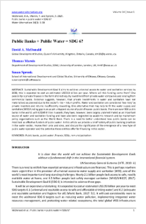 Public Banks + Public Water = SDG 6? image